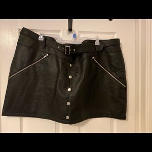 ASOS leather skirt